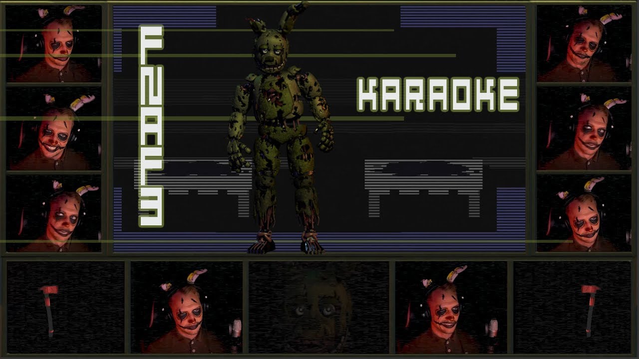 Five Nights at Freddy's 3 Song - Die In A Fire | KARAOKE Lyric Video  | Acapella Cover (FNAF3)