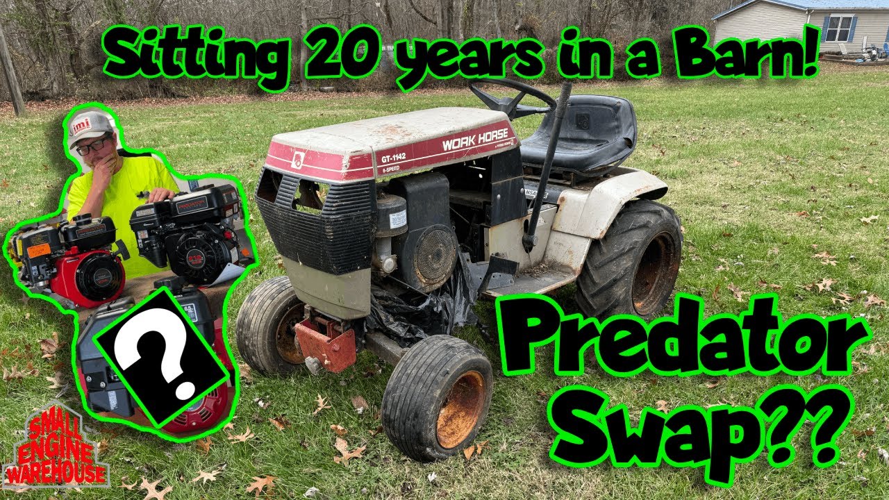 Let’s Repower this 40 year old tractor! Predator Swap?