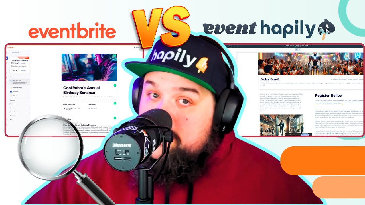 Eventbrite HubSpot Integration vs event•hapily | Deep Dive