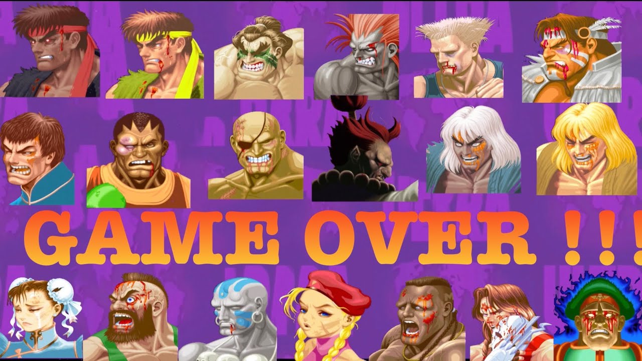 Ultra street fighter 2 the final challengers GAME OVER !!!