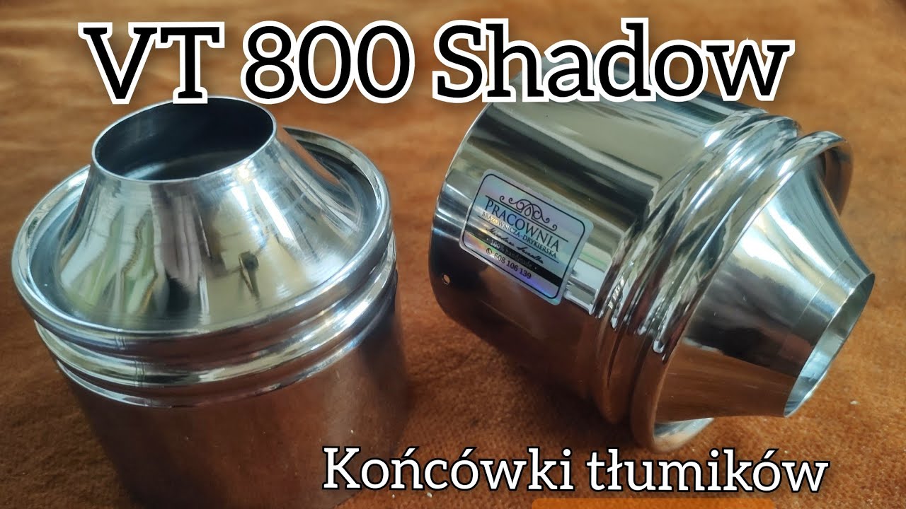 Honda  shadow VT 800. skorodowany wydech . cz.2