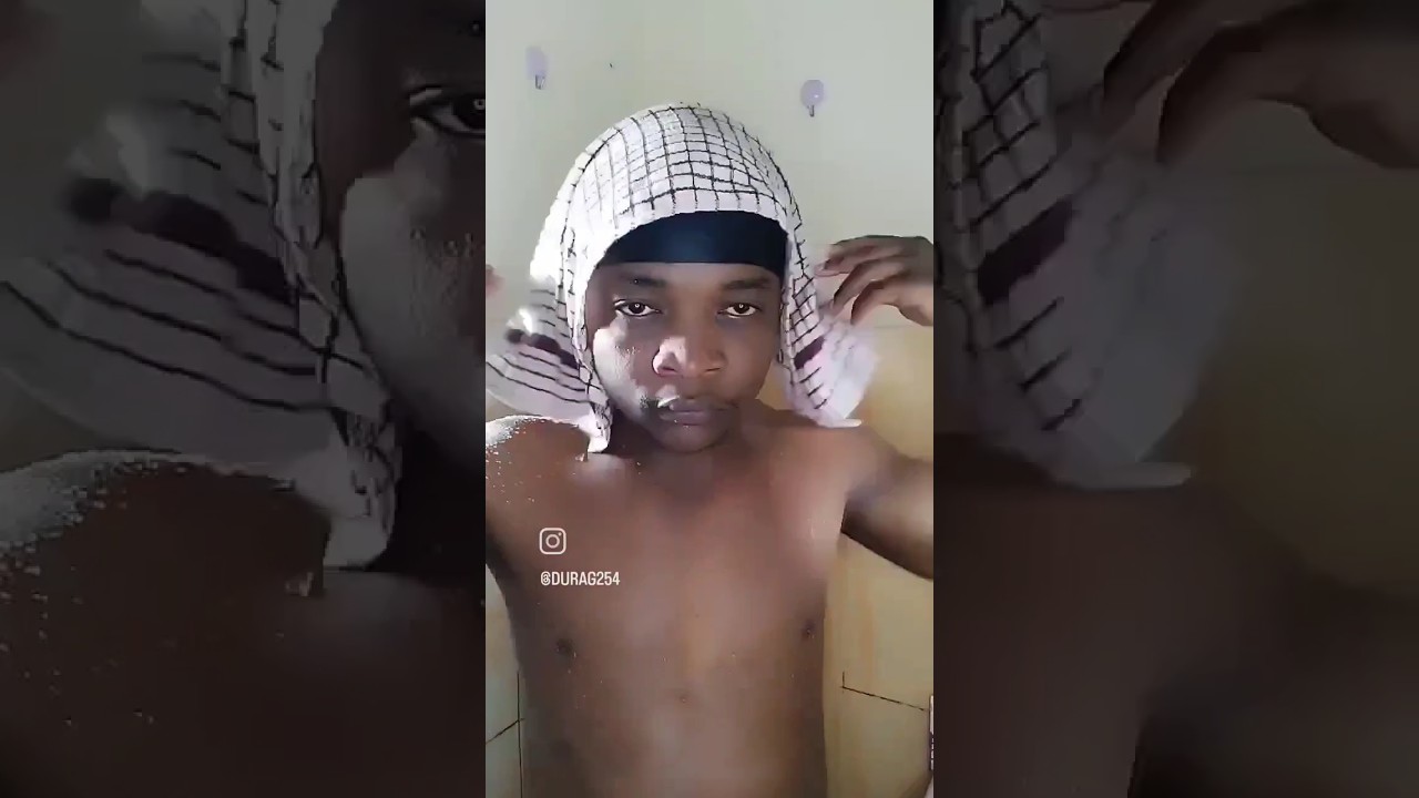 IMPORTANCE OF A WAVE CAP DURING A SHOWER BRUSH #funnai #drwaves #duragshopkenya #durag254