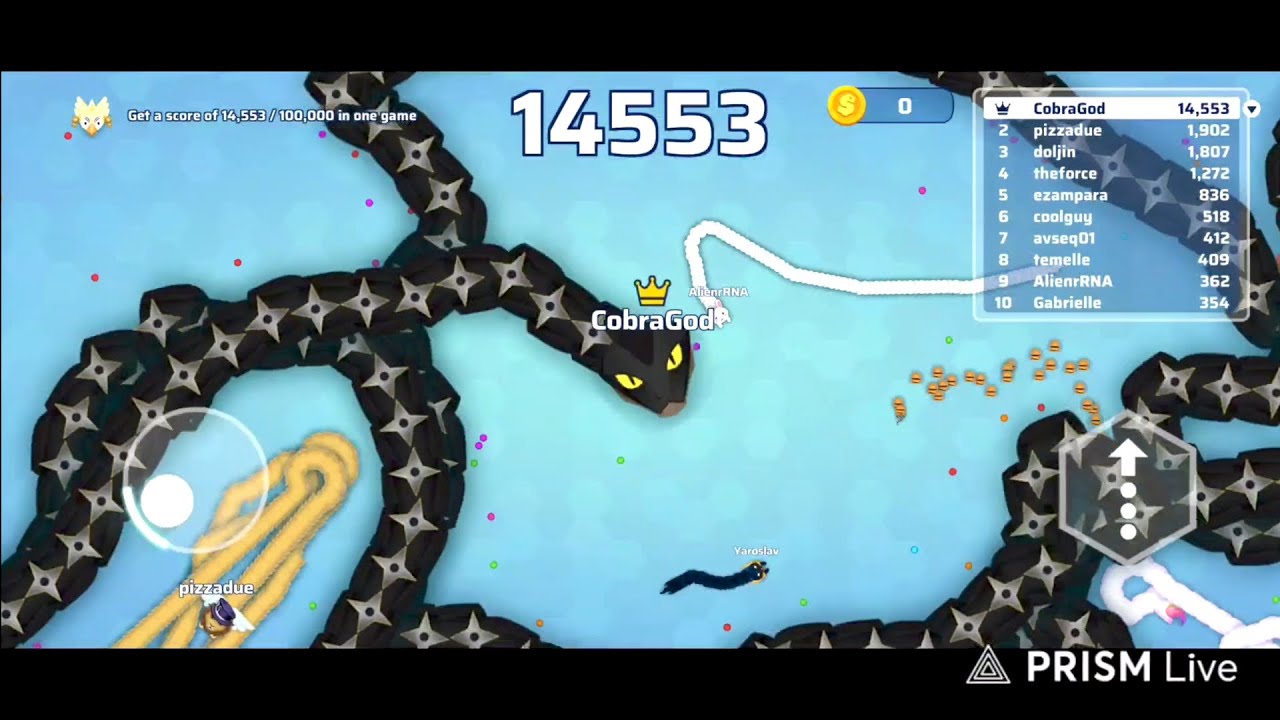 Everyone Attacked Me… But This New Skin DOMINATED! | Snake.io #snakeio #gaming 