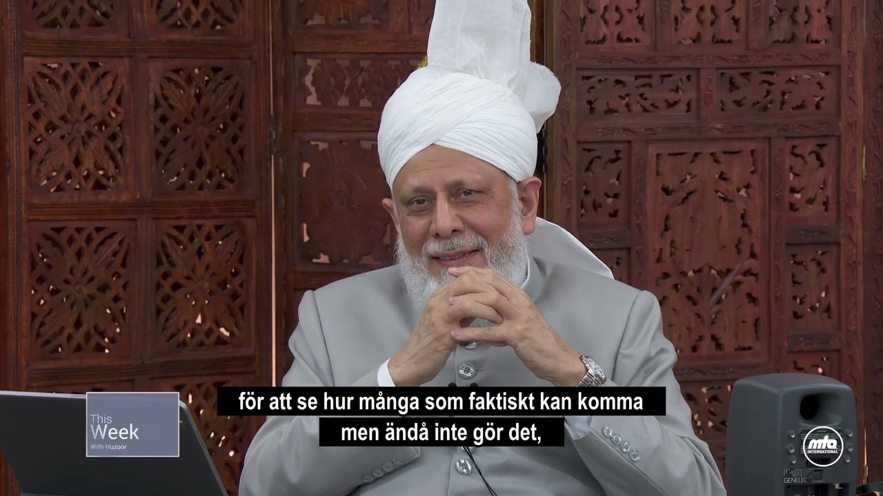 This Week With Huzoor - 11 July 2025 (Swedish Subtitles)