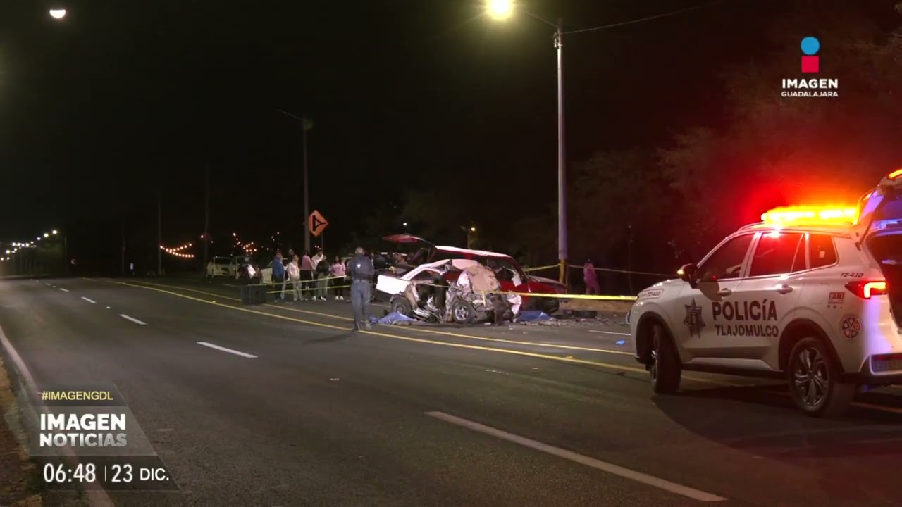 Aparatoso accidente en Tlajomulco deja a dos fallecidos | Noticias GDL con Ricardo Camarena