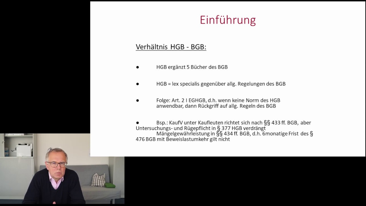 1.  Vorlesung Wirtschaftsrecht II