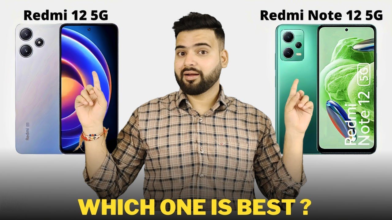 Redmi 12 5G vs Redmi Note 12 5G - Full Comparison | Should I invest for Redmi 12 5G ??🤔
