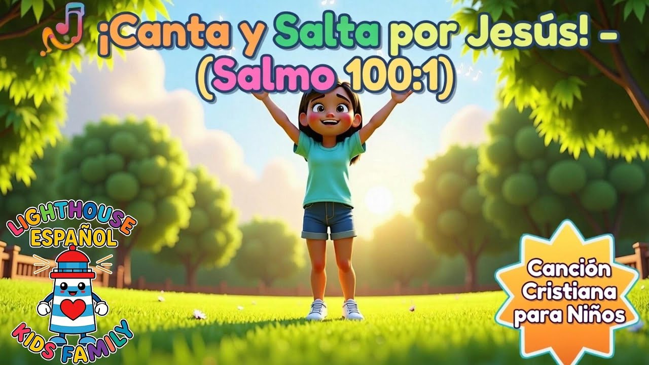 ¡Canta y Salta por Jesús! (Salmo 100:1) | Canción Cristiana Infantil– Español