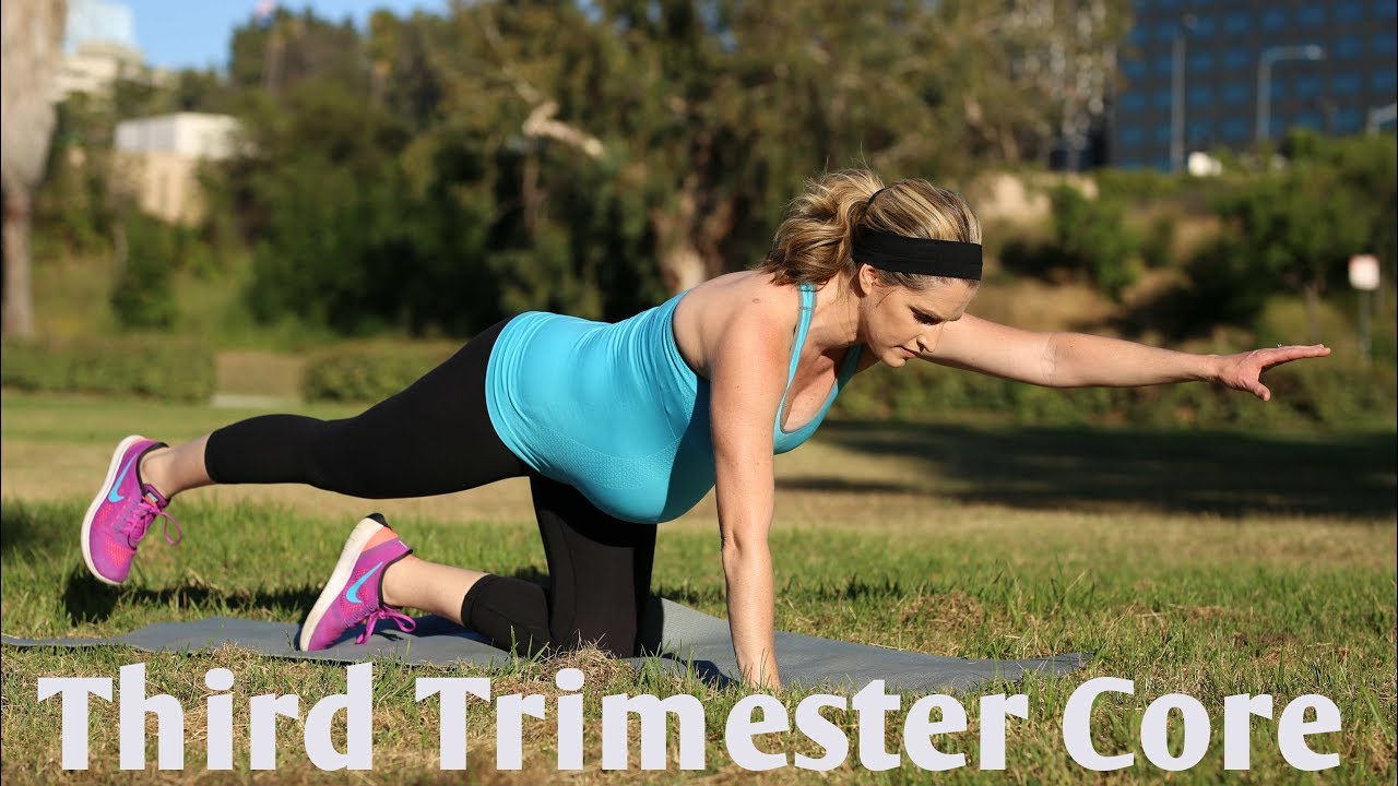 Third Trimester Prenatal Core Workout--But Good for ALL Trimesters of Pregnancy