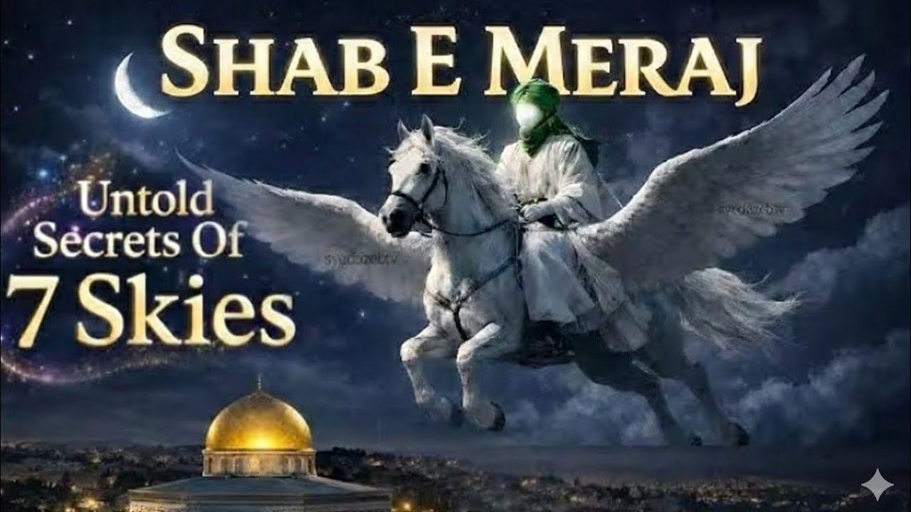Rajab Aur  Shab e Meraj : Ek Ruhani Safar | What Happened That Night Beyond Seven Heavens #foryou
