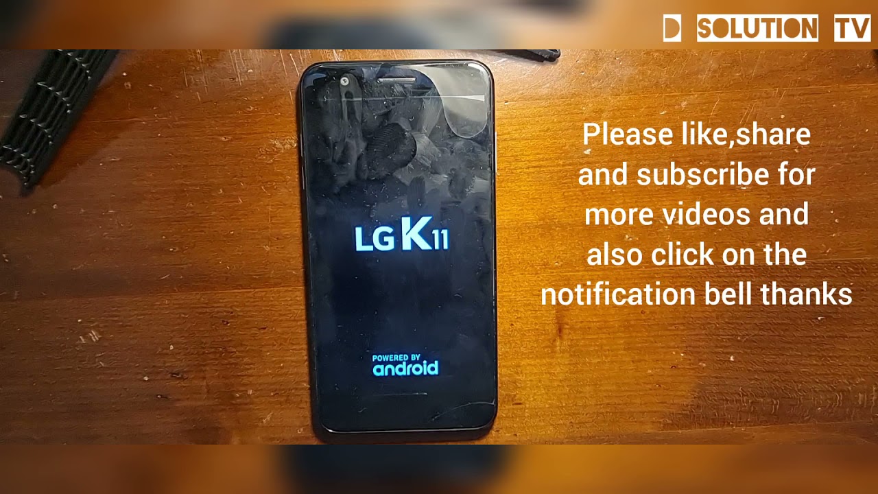 HOW TO HARD RESET LG K11