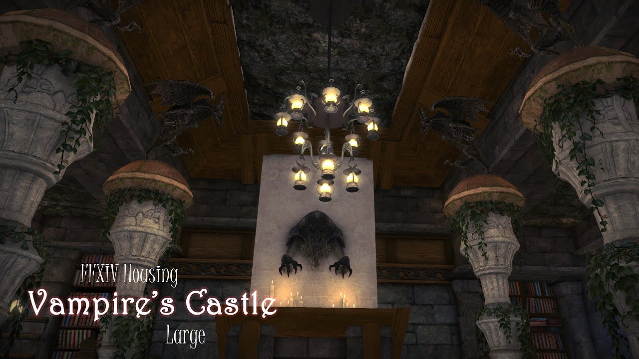 [Large] Vampire's Castle - FFXIV Housing Walkthrough