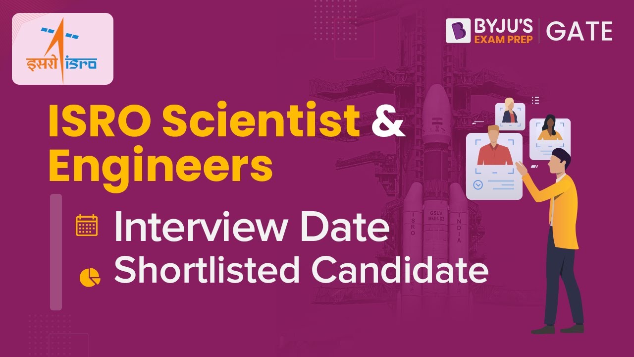 ISRO Recruitment 2023 | ISRO Announced Interview Dates | GATE Cut off BYJU'S GATE