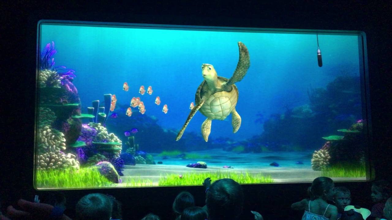 Turtle Talk with Crush featuring Finding Dory at Epcot 4K