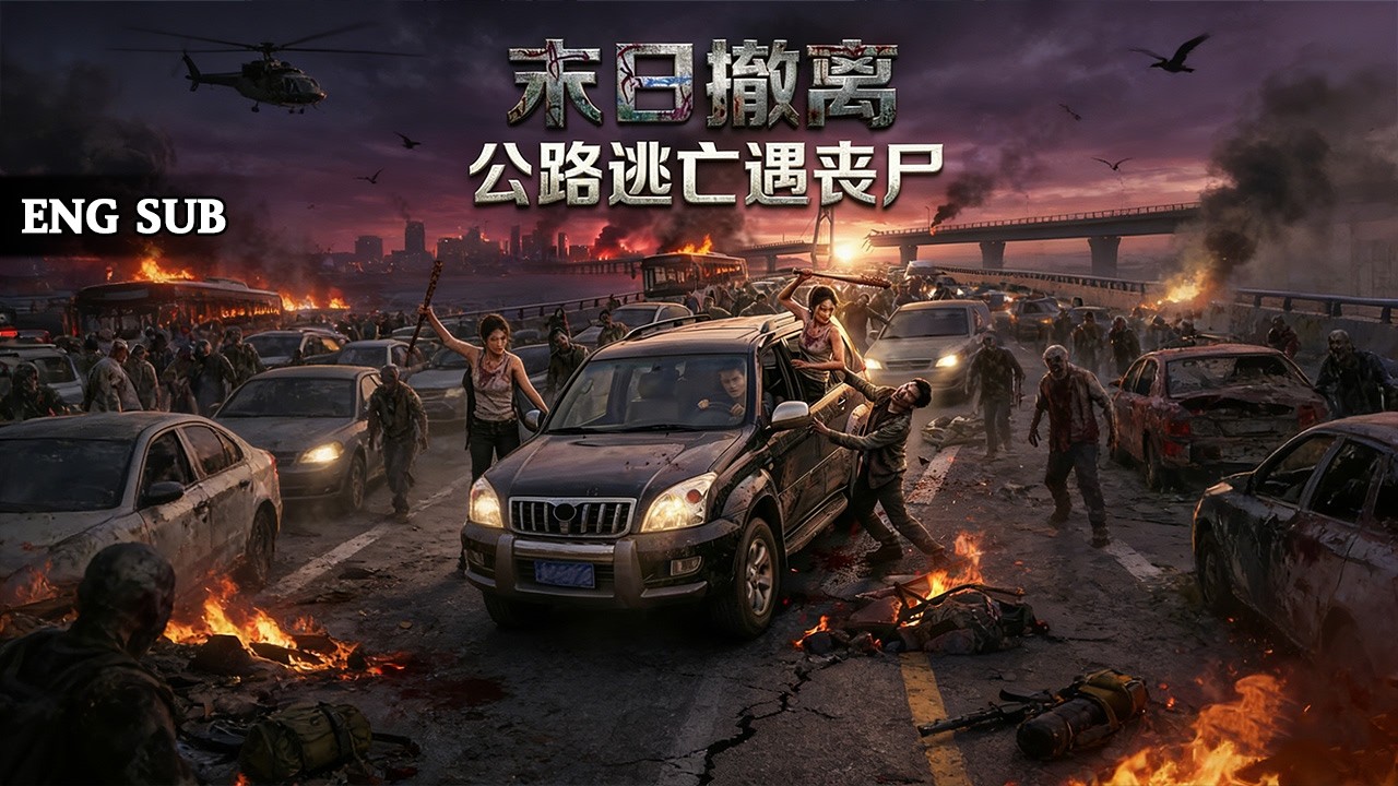 【全網熱劇】城市淪陷，倖存者踏上逃亡路。直面感染者與人性考驗，他們用勇氣守護最後的光。#AI漫剧#嘎嘎乐#热血#末世重生#高温末世#漫剧