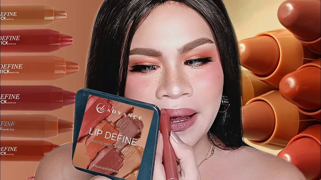 NEW!! EB ADVANCE LIP DEFINE MATTE MATIC LIPSTICKS | FIRST IMPRESSION REVIEW  -  Sandee Proud