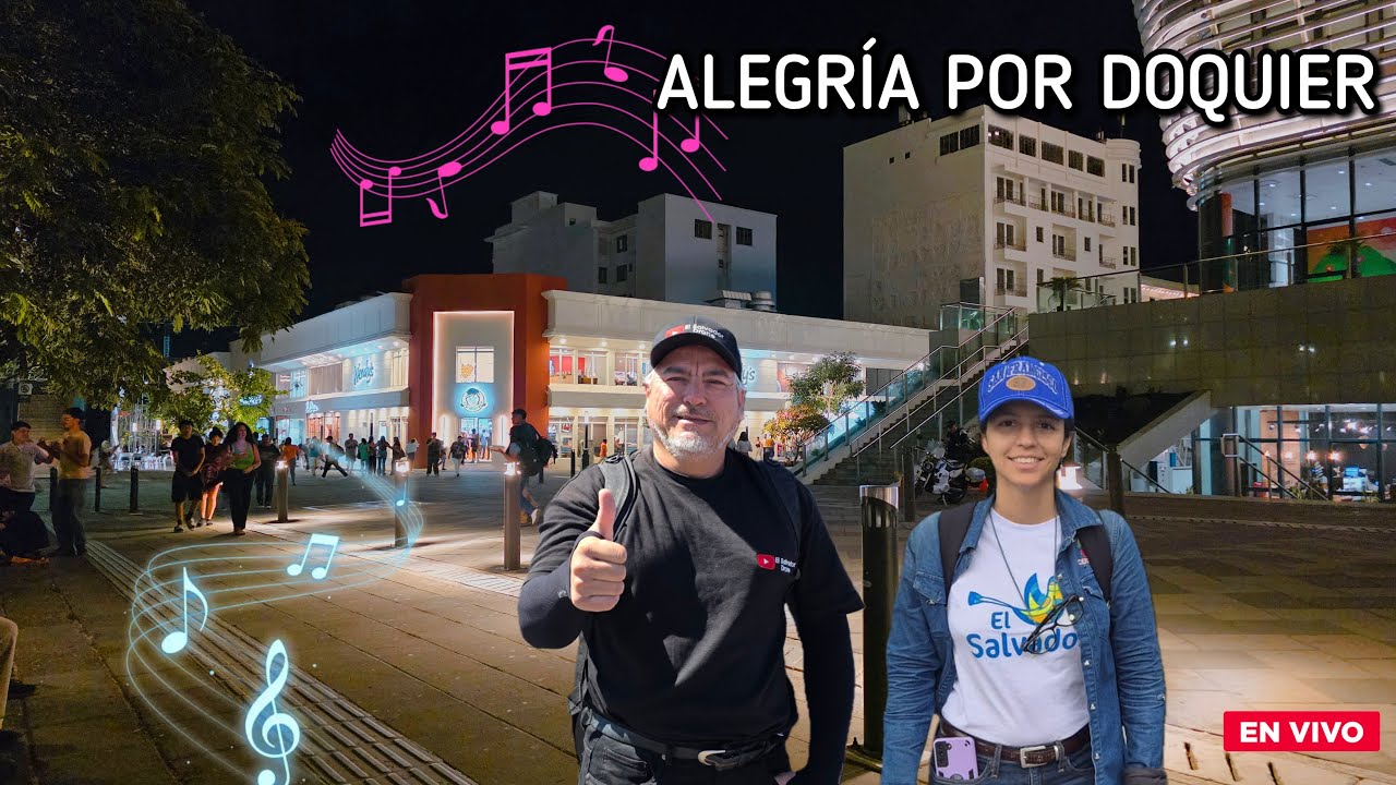 El Salvador Drone está en vivo la alegría de los Salvadoreños