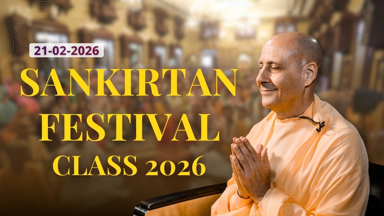 Sankirtan Festival 2026 Class by HH Radhanath Swami Maharaj | ISKCON Chowpatty