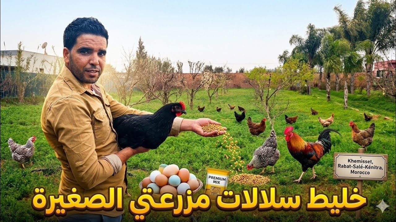 تجربتي في تربية خليط سلالات الدجاج في مزرعتي الصغيرة/