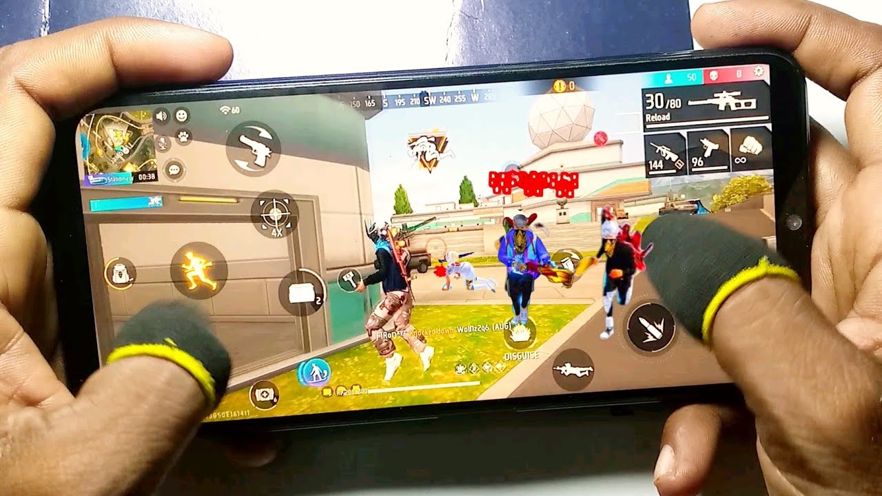 Hand Cam ⚡ mobile game play | solo vs squad | br renk | free fire