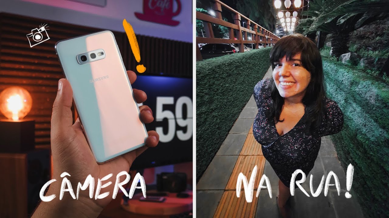 SAMSUNG GALAXY S10e - usando a câmera DE VERDADE!