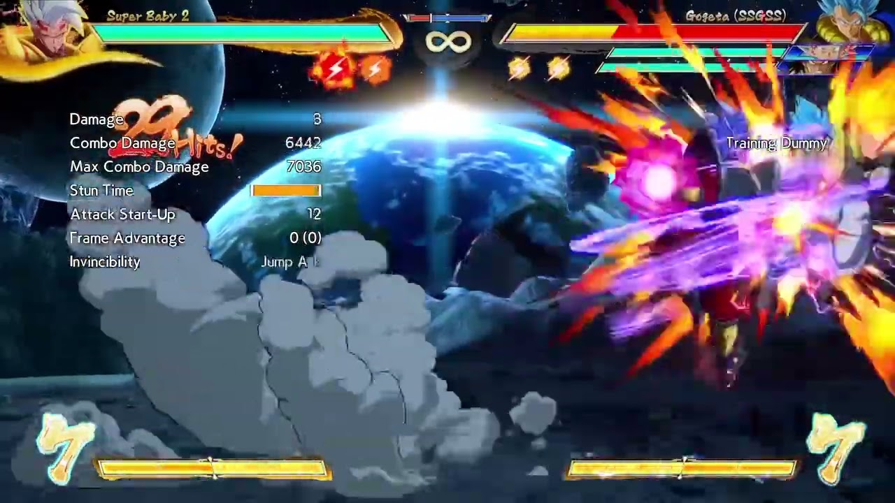 Dbfz: Super baby 2 solo tod combo