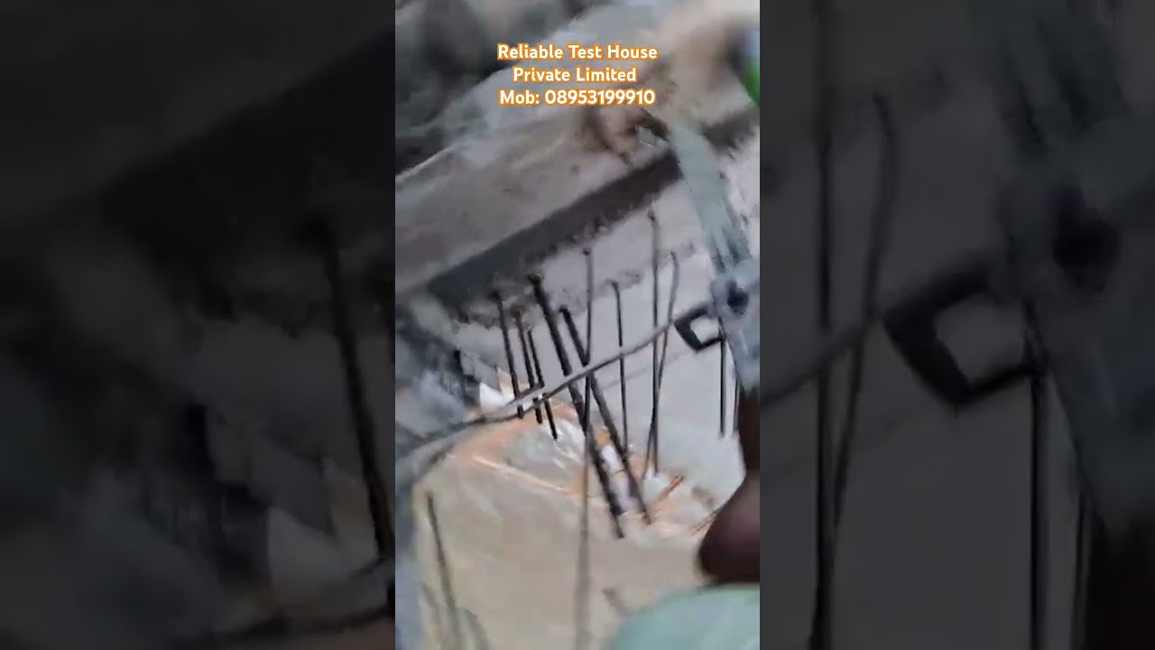 Concrete Core Cutting (A House Of Soil Cement Building Road Water Food Testing Laboratory)