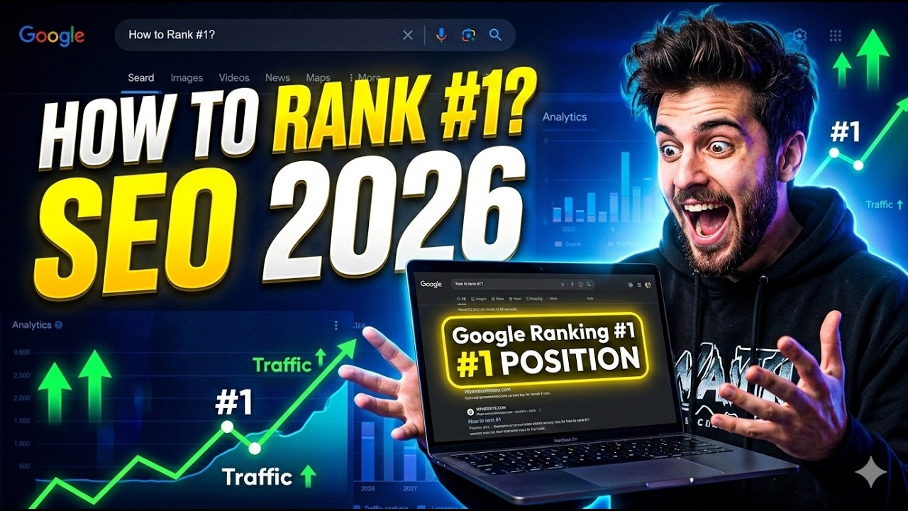 SEO Tutorial for Beginners in 2026 | Learn How to Rank #1 in Google