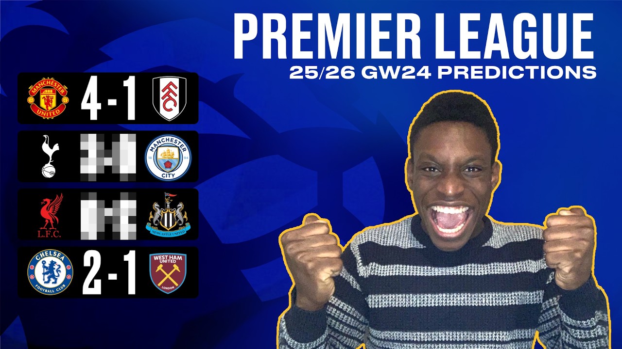 Spurs vs Man City (Relegation Battle vs Title Race) | Can Arsenal bounce back | ETF GW24 Predictions