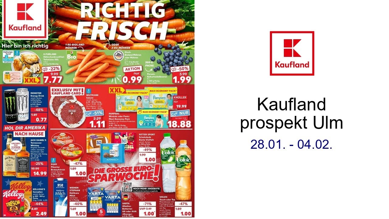 Kaufland prospekt Ulm  28.01. - 04.02.