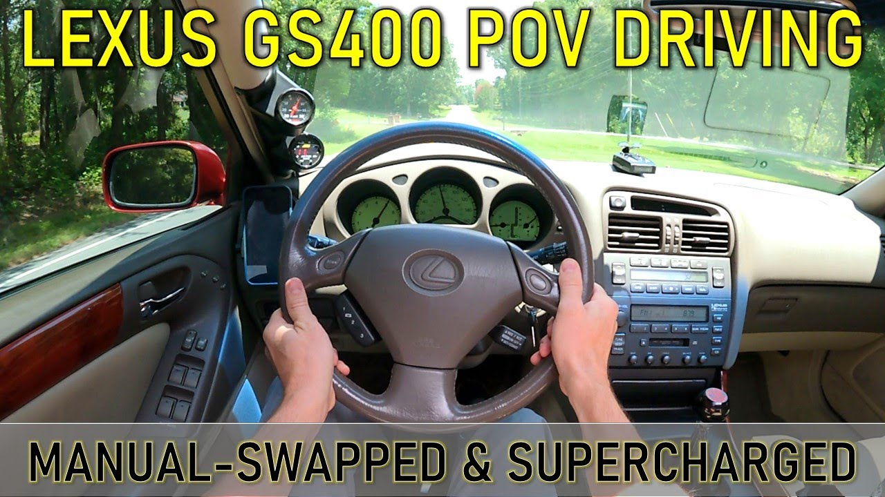 Full Throttle Fun: POV Drive + 0-60 Sprint in My Supercharged Manual Lexus GS400!