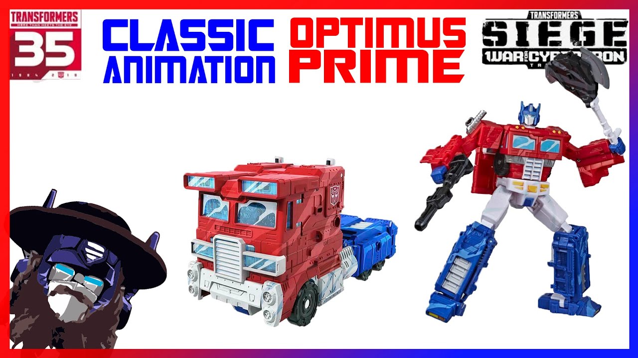 Transformers War for Cybertron trilogy: Siege Classics Animation Optimus Prime - review.