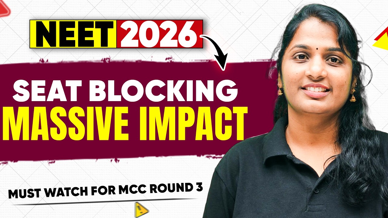 MCC 2026 Seat Blocking Exposed? 🚨 | Huge Impact on R3 Counselling | Big Update | PW NEET Telugu
