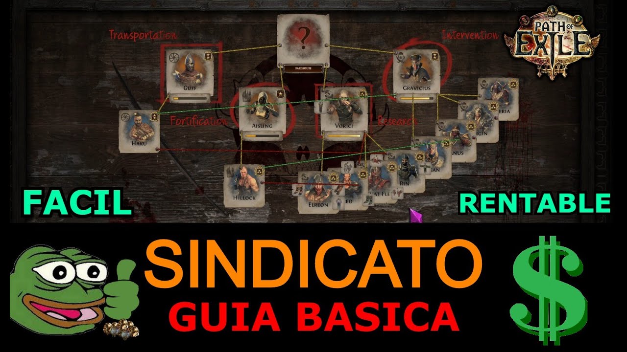 GUIA BASICA SINDICATO(PATH OF EXILE)