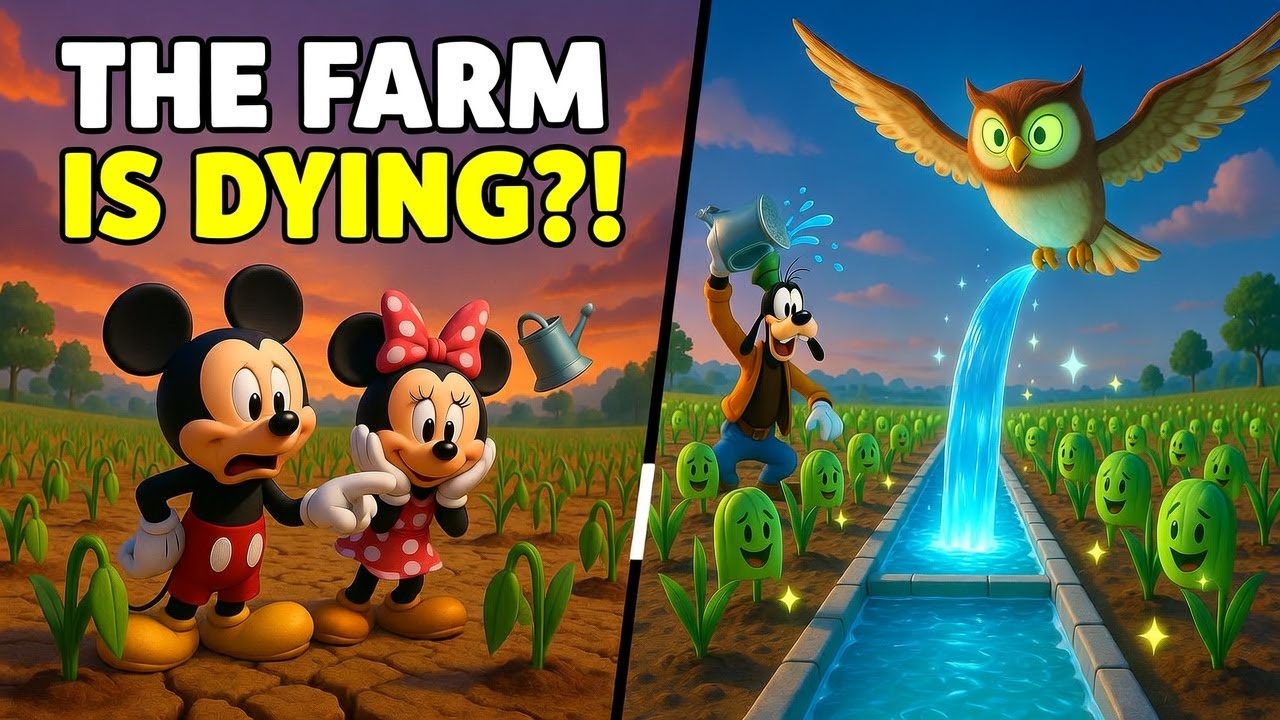 THE FARM IS DYING! 😱 Can Mickey & Friends Save It? (Bedtime Story)