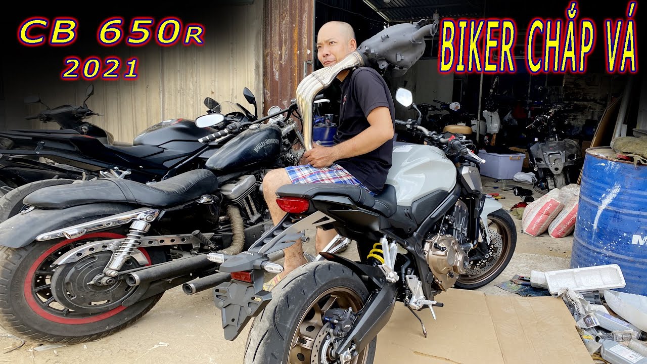 Honda CB 650R 2021 chưa lăn bánh đã ghé thăm Mr Ken.