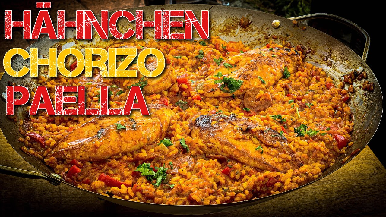 Leckere Hähnchen Chorizo Paella - Alternative ohne Meeresfrüchte #Paella #BBQToro #leckerschmecker