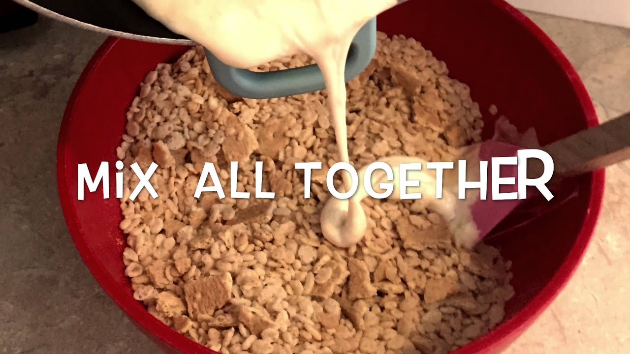 How to make S'mores Rice Krispy Treats