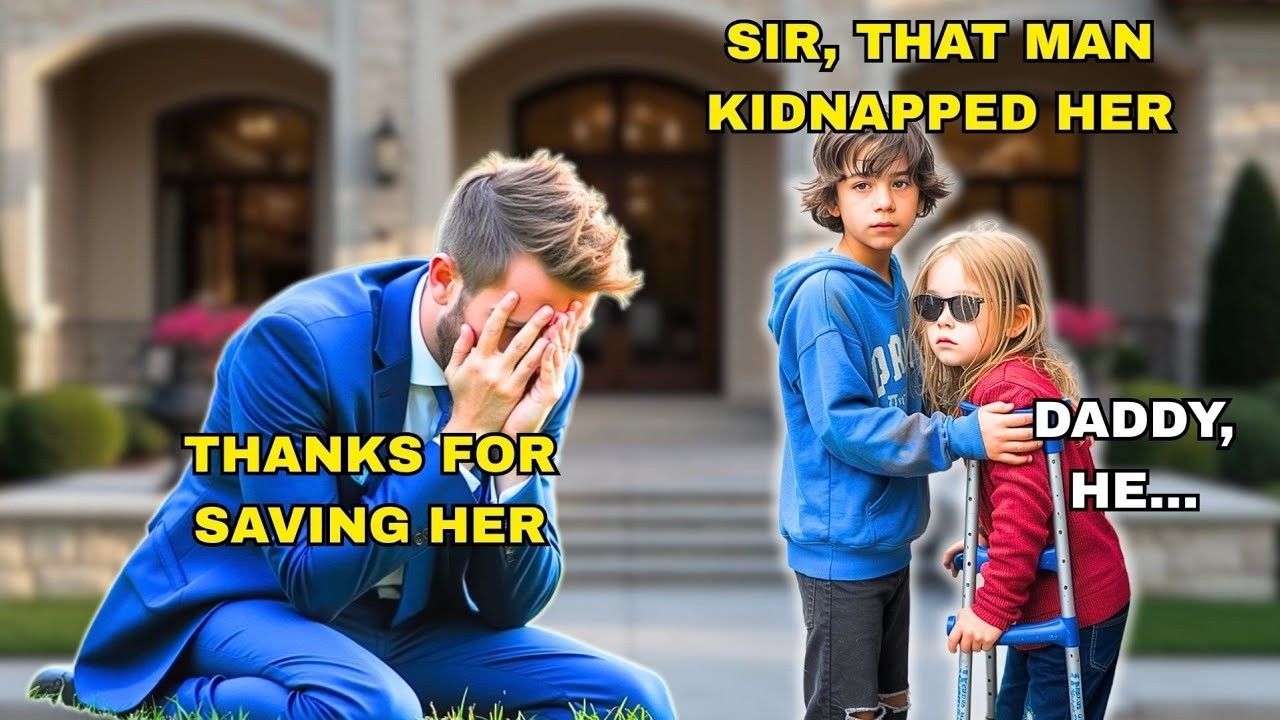 Millionaire cries as homeless boy rescues his blind daughter   he was the one who kidnapped