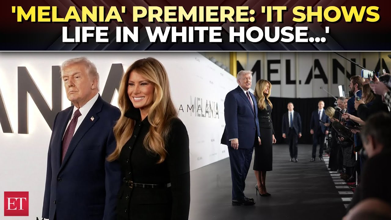 'Shows life in White House...': Trumps at red-carpet premiere of First Lady's documentary 'Melania'