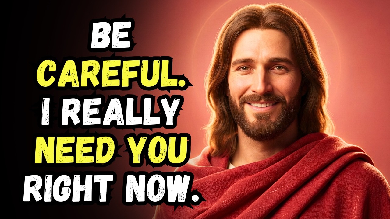GOD SAYS: BE CAREFUL! I REALLY NEED YOU RIGHT NOW. GOD BLESSINGS | GOD MESSAGE TODAY