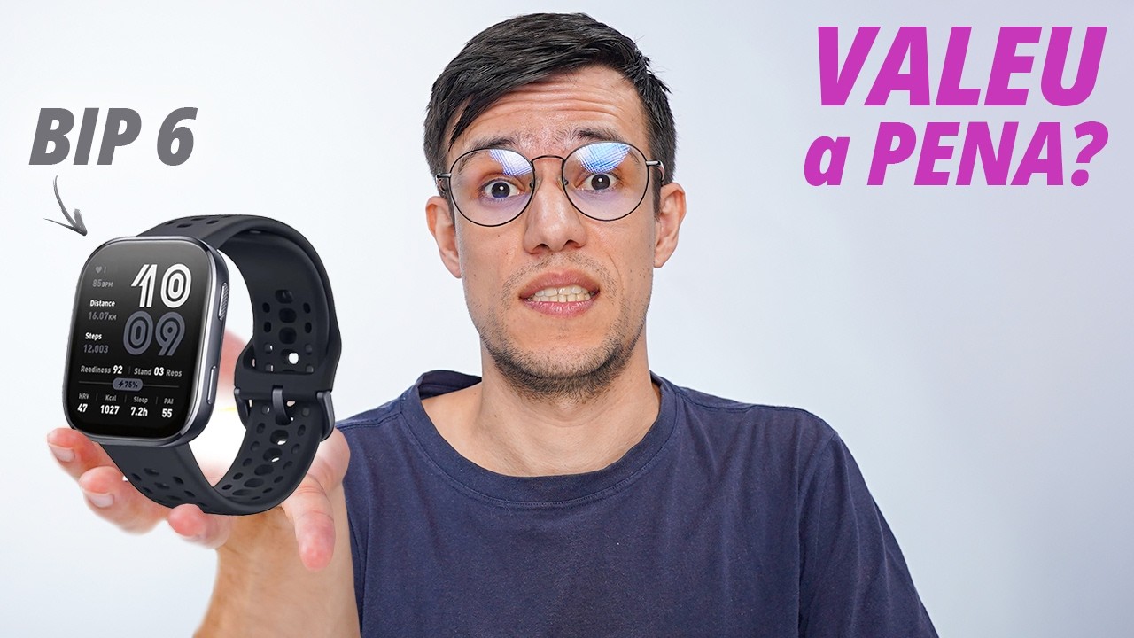 Amazfit BIP 6 VALEU a PENA Comprar? Depois de 8 Meses de Uso!