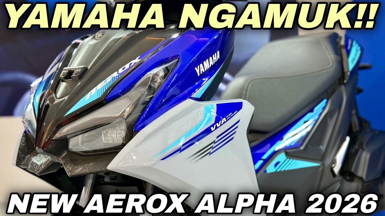 YANG KALIAN TUNGGU‼️NEW YAMAHA AEROX 2026