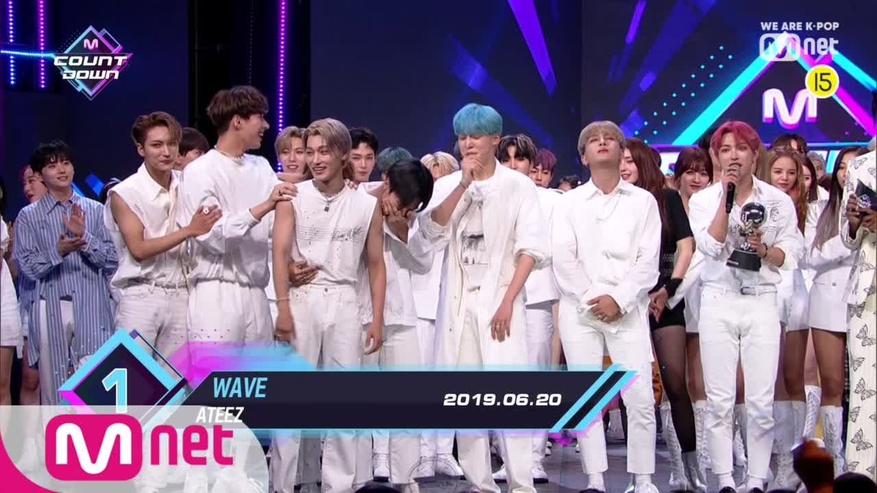 6월 셋째 주 1위 '#에이티즈&rsquo;의 'WAVE&rsquo; 앵콜 무대! (Full ver.) M COUNTDOWN 190620 EP.624