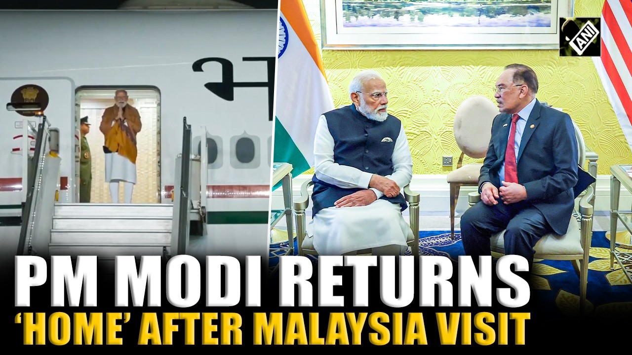 PM Narendra Modi arrives in New Delhi after concluding two-day visit to Malaysia