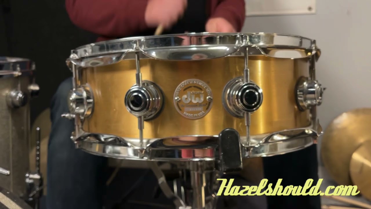 DW Cast Bronze Snare 5&rdquo; X 14&rdquo; - Lower Tuning, Muted