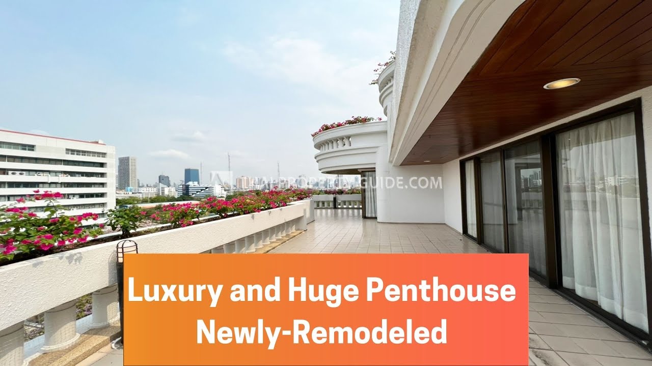 Luxury and Huge Penthouse Newly-Remodeled in Sathorn, Bangkok Thailand