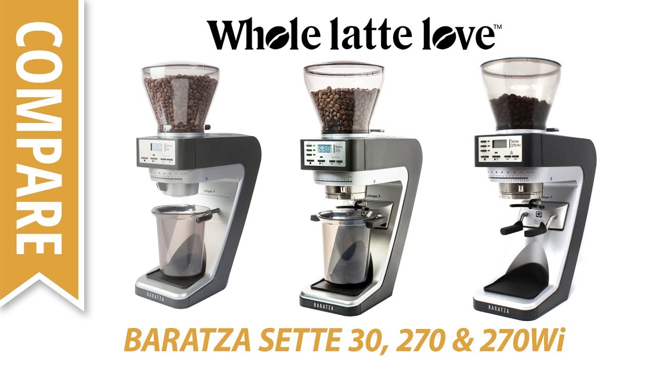 Compare Baratza Sette 30, 270, 270 Wi Coffee Grinders