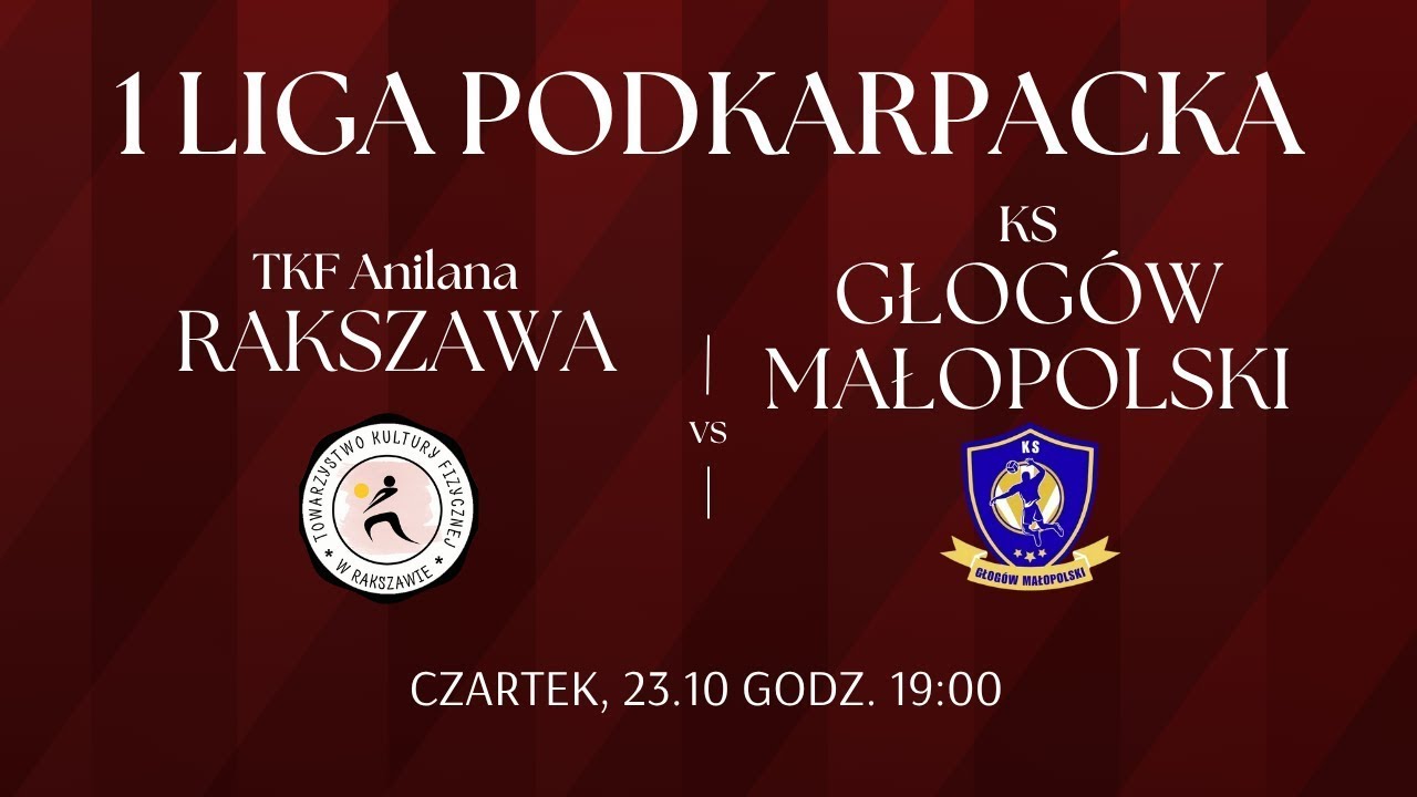 1 Liga Podkarpacka 2025/26 | 4 kolejka | TKF Anilana Rakszawa vs. KS Głog&oacute;w Małopolski