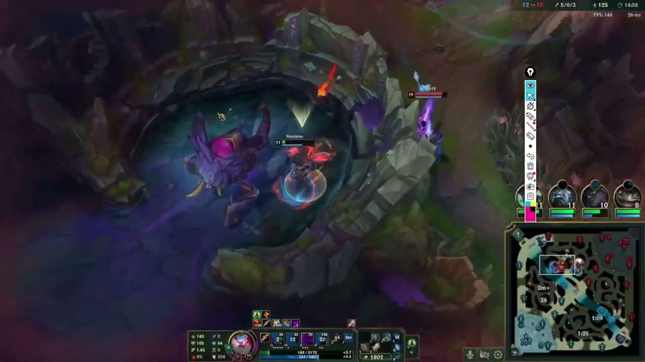 Nocturne vs JarvanIV,
